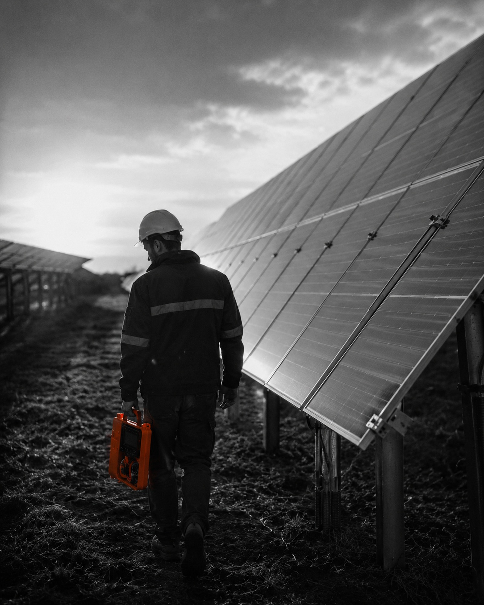 Solar Technician tradesperson at work